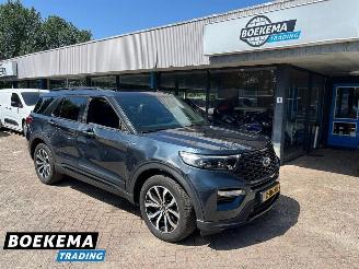 Vaurioauto  passenger cars Ford Explorer 3.0 V6 EcoBoost PHEV ST-Line B&O Sound Stoelverkoeling Leer ACC Navigatie Camera 2024/2