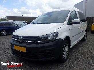 krockskadad bil auto Volkswagen Caddy Maxi 2.0 TDI 102pk 5drs Rolstoelwagen 2019/2